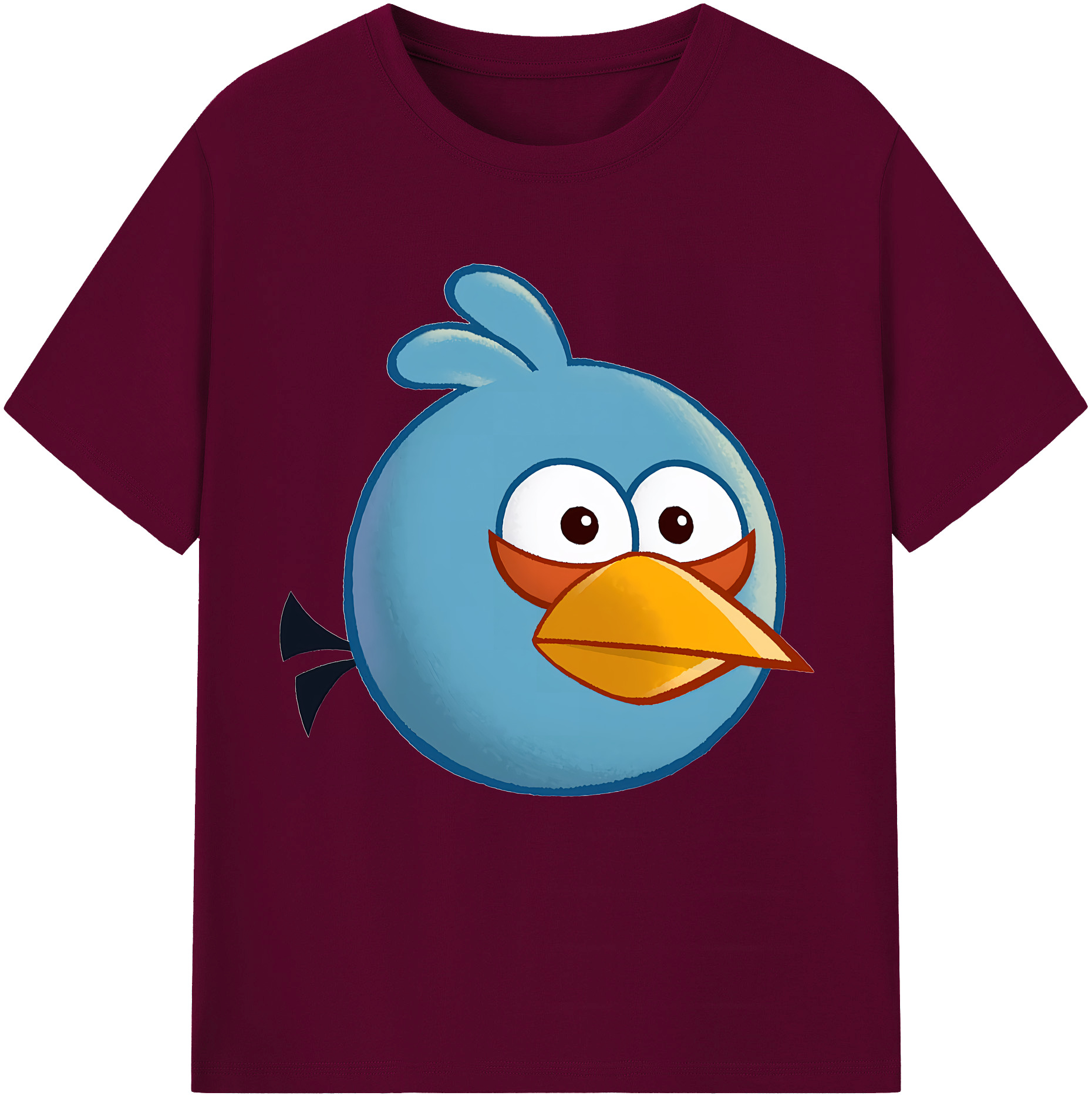 （画像用） Angry Birds アングリーバード レディースカジュアルプリントTシャツ（綿100％）